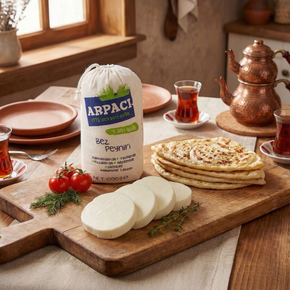 ARPACI 1000 GR TAM YAĞLI BEZ TULUM
