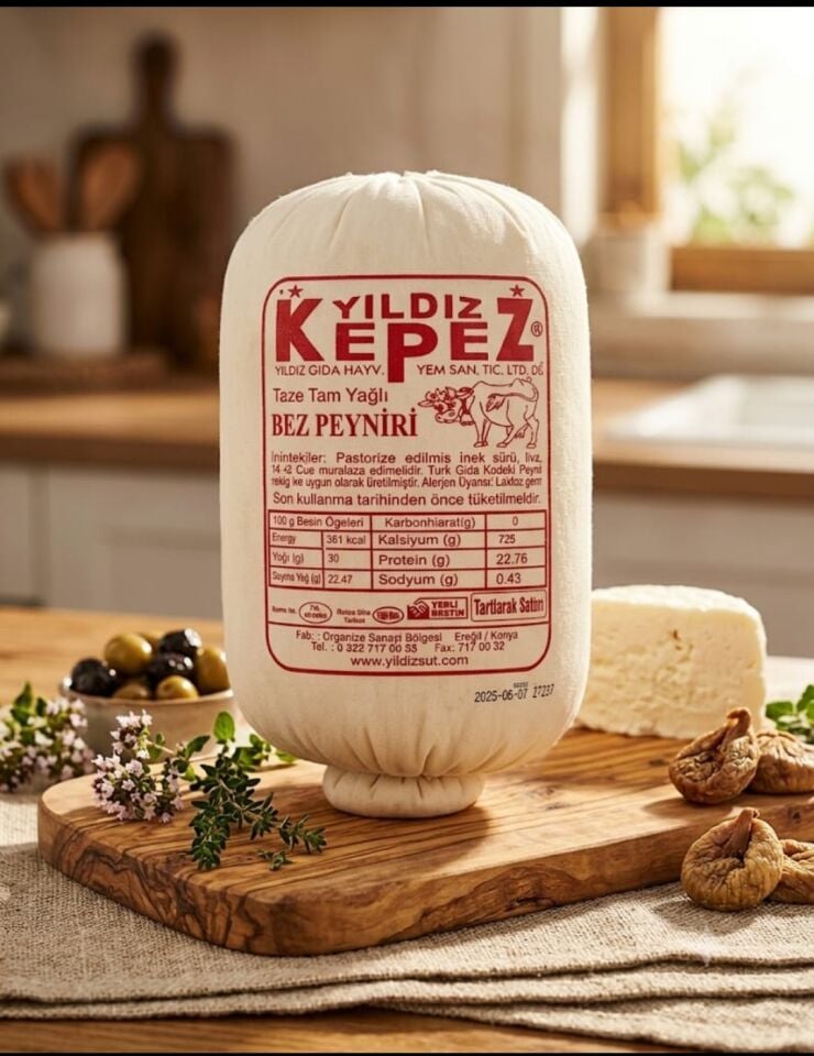 YILDIZ KEPEZ NATUREL BEZ TULUM ( KĞ )