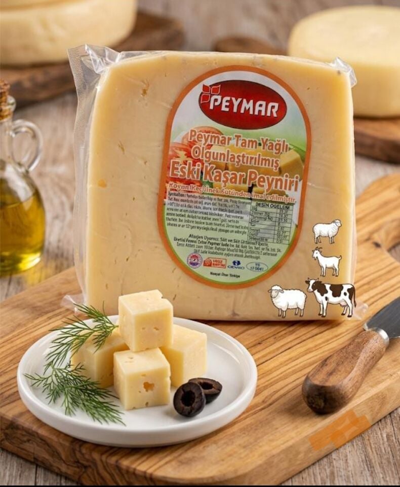 PEYMAR TAM YAĞLI OLGUNLAŞTIRILMIŞ ESKİ KAŞAR PEYNİRİ ( KĞ )