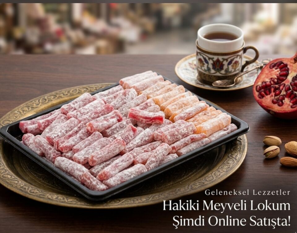 GANİK KESME LOKUM ÇEŞİTLERİ (SARMAL MEYVELİ)KĞ