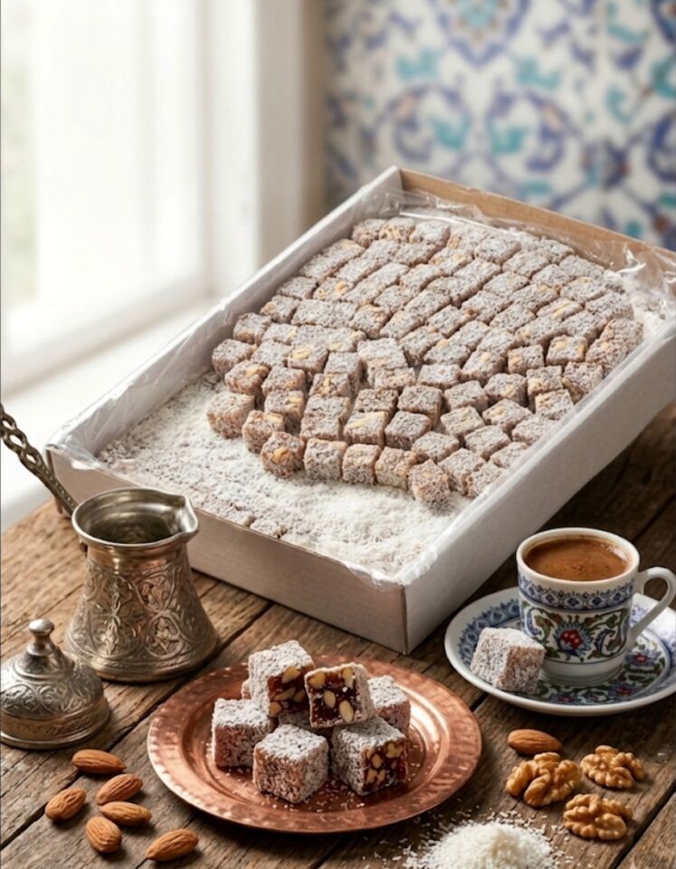 TUTAM 1000 GR PRENS HİNDİSTAN-FISTIKLI LOKUM